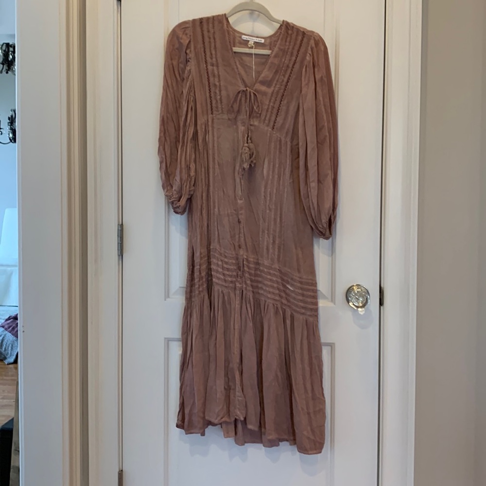 Boho Blush Midi Dress - Young Fabulous and Broke/small